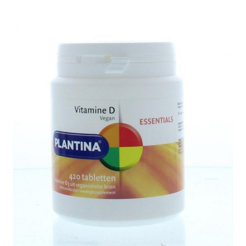 420 Tabletten Plantina Vitamine D Vegan 10 mcg