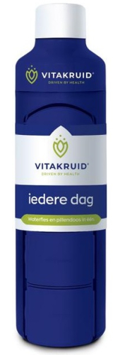 Vitakruid Waterfles Met Pillendoos 375 ml 1 Stück