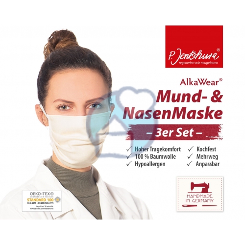 Jentschura Mond- en Neusmasker 3 Stücke