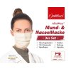 3 Stücke Jentschura Mond- en Neusmasker