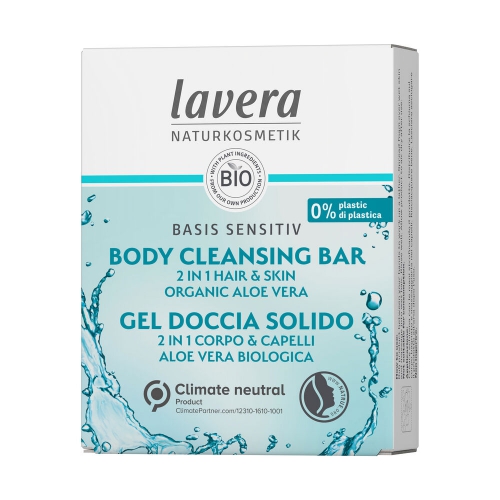 50 gram Lavera Basis Sensitiv 2 in 1 Body & Hair Cleansing Bar