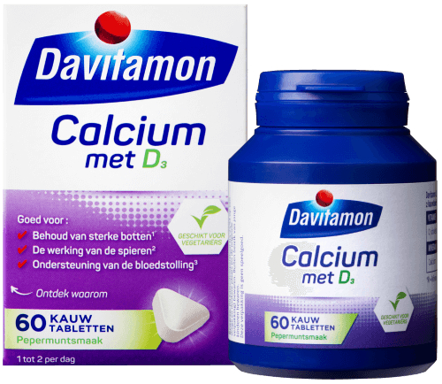 Davitamon Calcium met Vitamine D Pepermunt