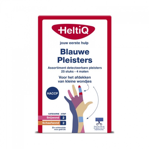 Heltiq Detecteerbare Pleisters Blauw 25 Stücke