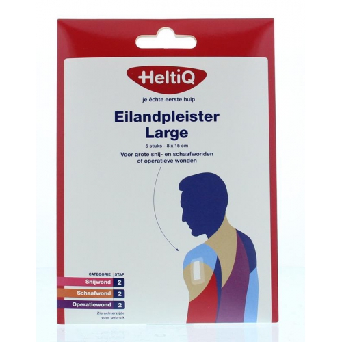Heltiq Eilandpleister Large 8 x 15 cm 5 Stücke