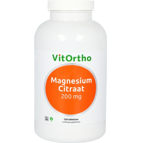 250 Tabletten VitOrtho Magnesium Citraat 200 mg
