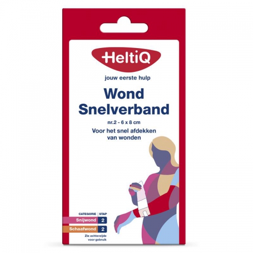 Heltiq Wond Snelverband 2,6 x 8 cm 1 Stücke