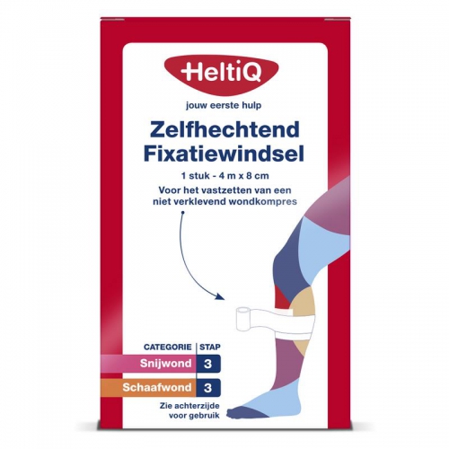 Heltiq Zelfhechtend Windsel 4 m x 8 cm 1 Stücke