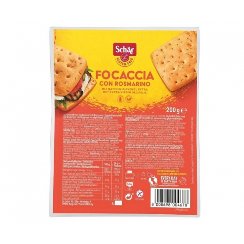 Schar Focaccia Con Rosmarino Gluten-Free