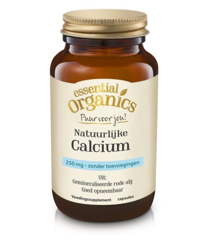 120 capsules Essential Organics Puur Natuurlijke Calcium 250 mg