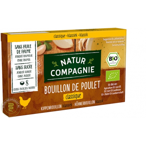 Natur Compagnie Kippenbouillon Blokjes Biologisch 8 Stücke