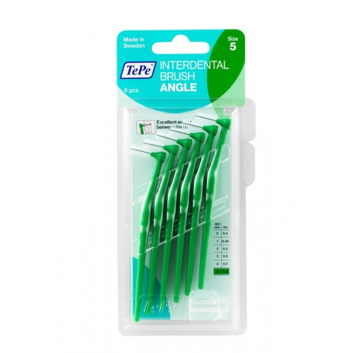 TePe Interdental Brush Angle 0,8 mm Groen Size 5 6 pieces