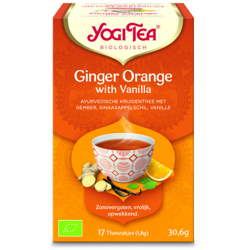 Yogi Tea Ginger Orange with Vanilla Biologisch