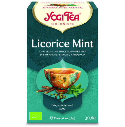 Yogi Tea Licorice Mint Biologisch 17 Tüte