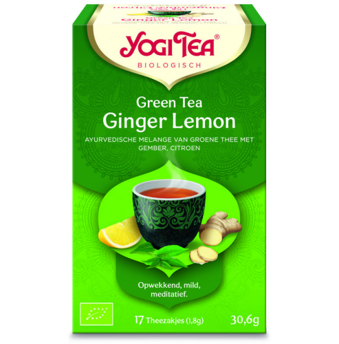 Yogi Tea Green Tea Ginger Lemon Biologisch 17 Tüte