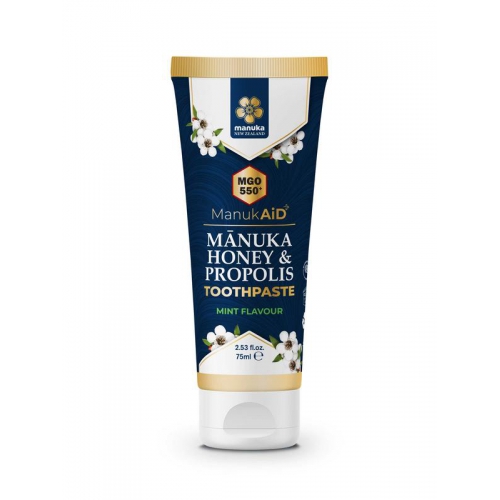 MNZ/Manuka New Zealand ManukAid Manuka Honey & Propolis Toothpaste Mint