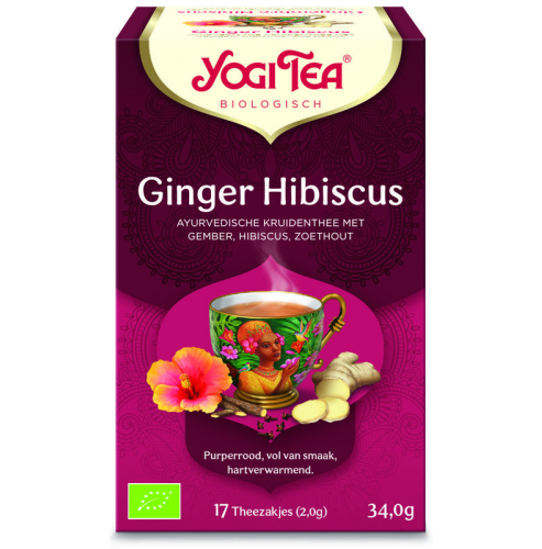 Yogi Tea Ginger Hibiscus Biologisch 17 Tüte