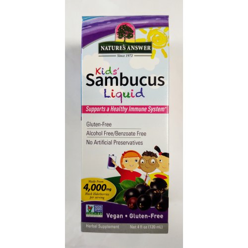 120 Ml Natures Answer Sambucus Kids