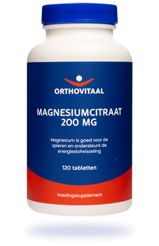 120 tabletten Orthovitaal Magnesiumcitraat 200 mg