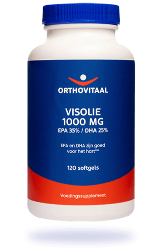 120 softgels Orthovitaal Visolie 1000 mg EPA 35% DHA 25%