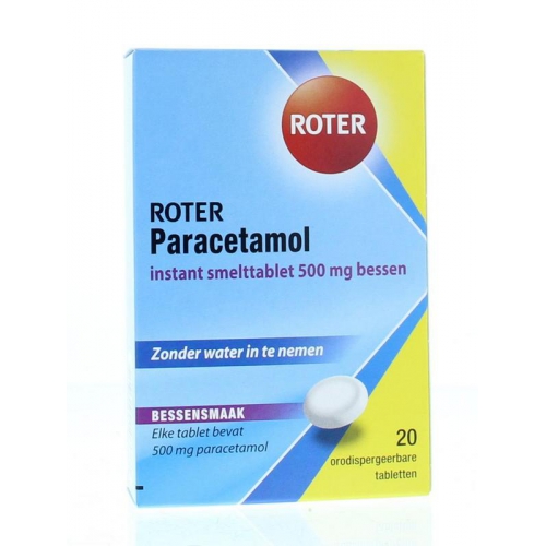 Roter Paracetamol 500 mg met Bessensmaak