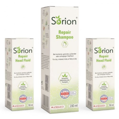 1 verpakking Sorion Repair Head Fluid & Repair Shampoo Aanbieding