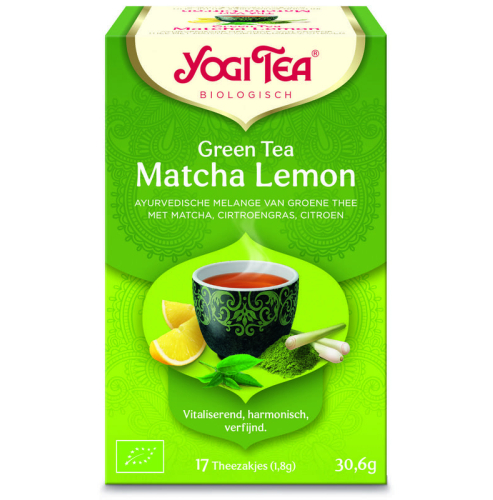 Yogi Tea Green Tea Matcha Lemon Biologisch 17 Tüte