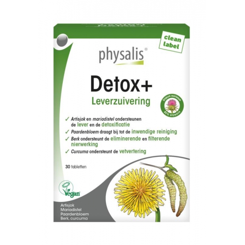 30 tabletten Physalis Detox+ Leverzuivering