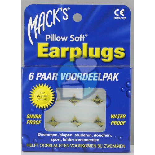 Macks Mack's Earplugs 6 Paar