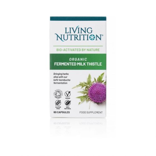 60 Kapseln Living Nutrition Fermented Milk Thistle Biologisch