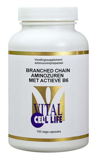 100 capsules Vital Cell Life Branched Chain Aminozuren met Actieve B6