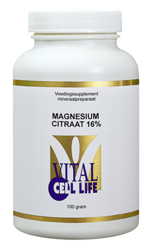 100 gram Vital Cell Life Magnesium Citraat Poeder 16%