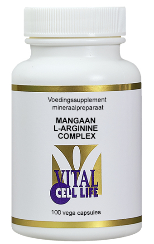 100 vegacaps Vital Cell Life Mangaan L-Arginine Complex