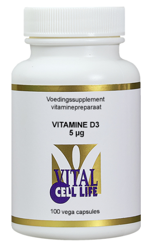 Vital Cell Life Vitamine D3 5 mcg 100 capsules