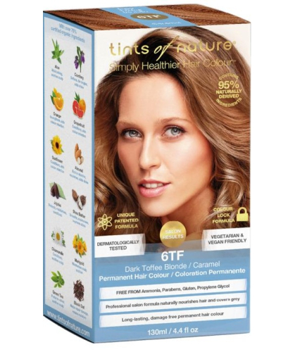1 Packung Tints of Nature 6TF Dark Toffee Blonde Caramel