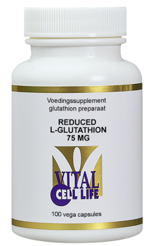 100 vegacaps Vital Cell Life Reduced L-Glutathion 75 mg