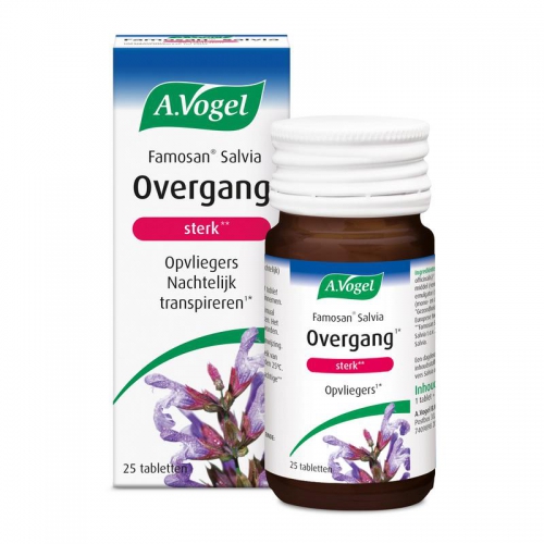 A.Vogel Famosan Salvia Overgang Sterk 25 tablets