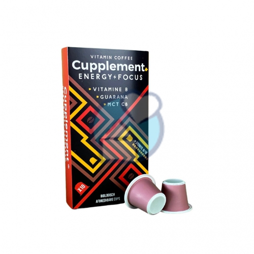 Cupplement Vitamin Coffee Energy Focus Blend Dark Roast Espresso 10 Kapseln