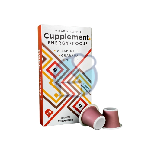 Cupplement Vitamin Coffee Energy Focus Blend Lungo Biologisch 10 capsules
