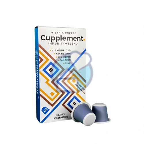Cupplement Vitamin Coffee Immunity Blend Medium Roast Lungo 10 Kapseln