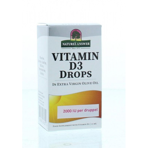 15 Ml Natures Answer Vitamin D-3 Drops 2000IU