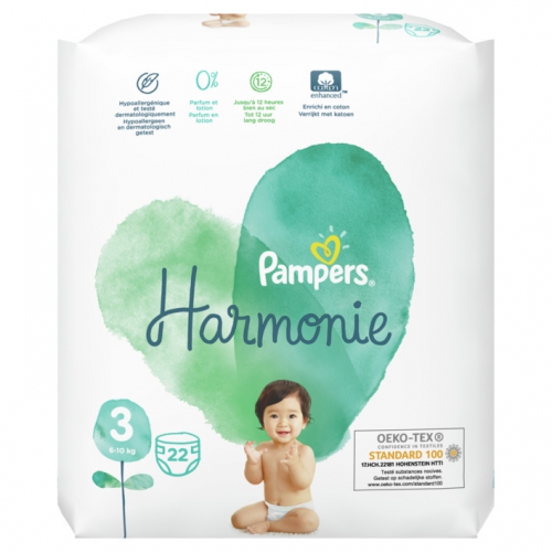 Pampers Harmonie Maat 3  22 Stücke