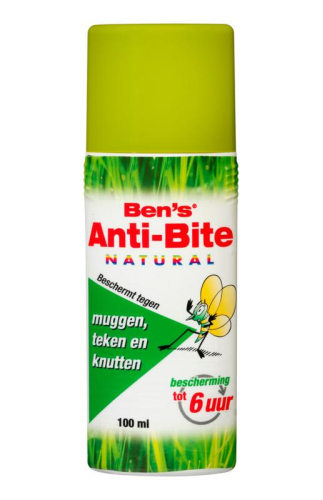 Afterbite Ben's Anti-Bite Natural zonder Deet 100 Ml