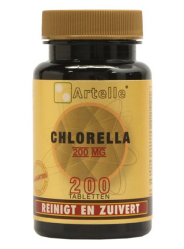 200 tabletten Artelle Chlorella 200 mg