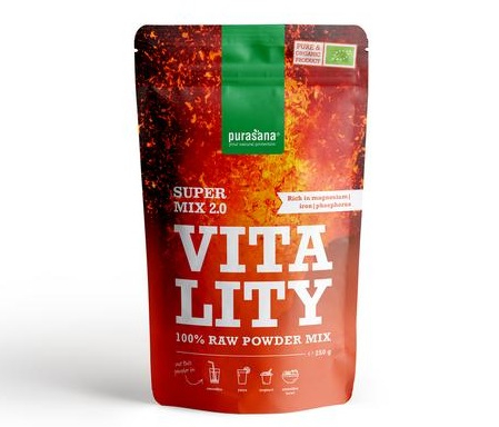 Purasana Vitality Powder Mix 2.0 Biologisch 250 gram