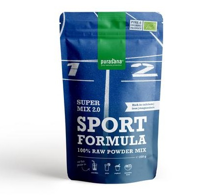 Purasana Sport Formula Raw Powder Mix 2.0 Biologisch 250 Gramm
