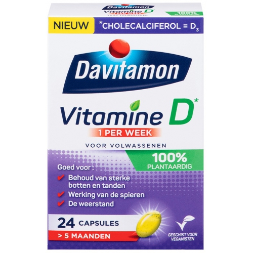 Davitamon Vitamine D 1 per Week 100% Plantaardig