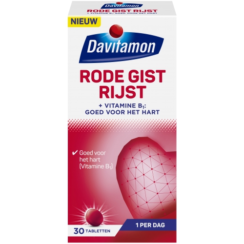 Davitamon Rode Gist Rijst 30 tabletten
