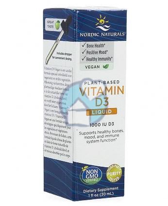 30 ml Nordic Naturals Vitamin D3 Liquid Vegan