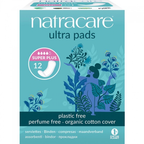 Natracare Ultra Pad Maandverband Super+ 12 Stücke