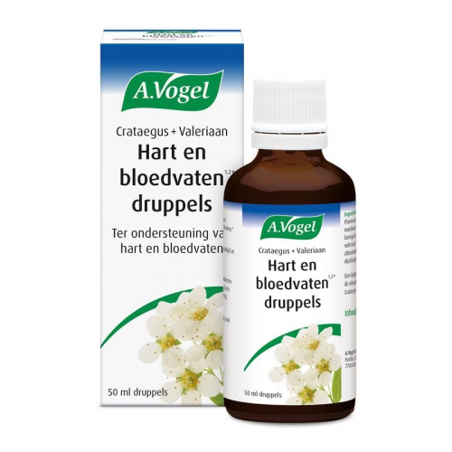 A.Vogel Crataegus + Valeriaan Hart en Bloedvaten Druppels 50 Ml